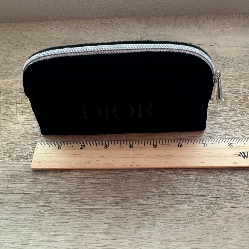 Dior Black Velvet Cosmetic Bag - NWT - Picture 4 of 6